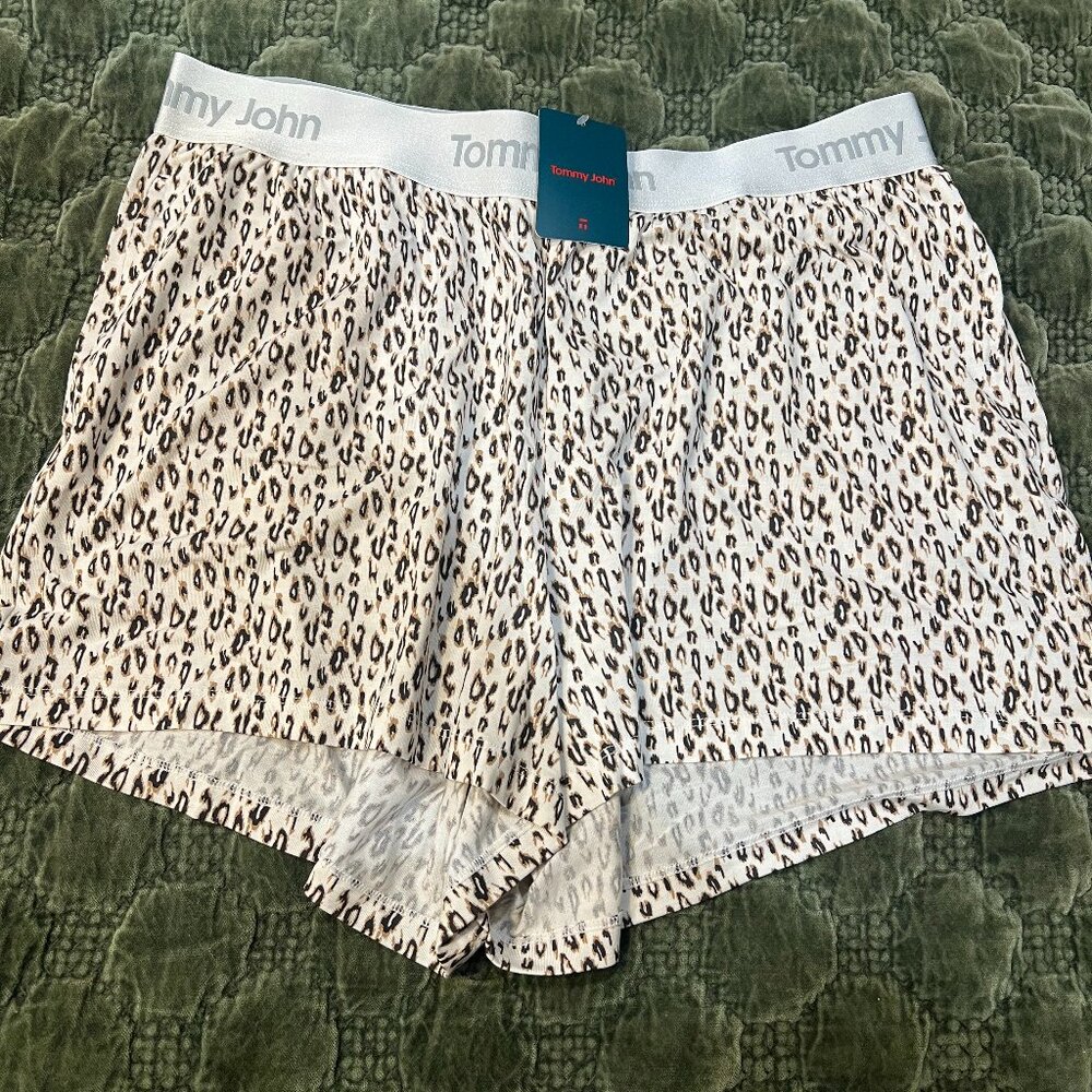 Tommy John Second Skin Sleep Shorts Womens NWT XL